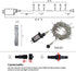 LED Christmas Tree Lights - Mini Warm White String Lights Plug in, 8 Modes Outdoor Christmas Lights for Tree Party Decorations, 100 LED 8 Feet, Cl...