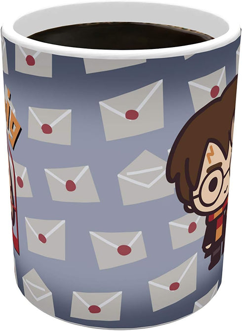 Morphing Mugs Harry Potter (Hedwig the Owl Chibi) Heat Reveal Ceramic Coffee Mug - 11 Ounces...