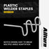 Allturn 1200 Pieces Hot Staples Welding Rods Bumper Repair Welding Wire for Repair Machine Car Bumpers Dashboards Lamp Holders Plastics Rings Dail...