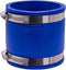 Fernco 1056-33 3-in. Flexible PVC Pipe Coupling for Cast Iron and Plastic Plumbing Connections in Blue...