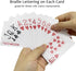 Large-Print Braille Playing Cards for Vision Impairments Entertainment Supplies...