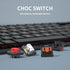 Official Store Low Profile Switch 1350 Chocolate Kailh Mechanical Keyboard Switch RGB SMD Clicky (10, Choc White)...