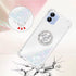 Phone Case for Samsung Galaxy A04E /A03/M04/F04,Shockproof Clear Quicksand Glitter with Bling Diamond Ring Stand,Cute Women Girls Case for Galaxy ...