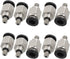 YXQ 10 Pcs 5mm Male Thread 6mm Push In Joint Pneumatic Connector Quick Fittings...