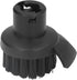 Steam Cleaning Brush, Steam Cleaner Round Nylon Brush Black Hard Bristles Easy to Replace Steam Cleaner Replacement Accessories...