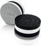 Grinder,2.2 Inch Stronger Grip Biscuit Shape Design Grinder(2 Pack, Black & White)...