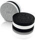 Grinder,2.2 Inch Stronger Grip Biscuit Shape Design Grinder(2 Pack, Black & White)...
