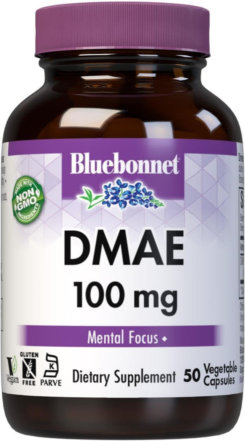 Bluebonnet Nutrition Dmae 100mg, 50 CT...
