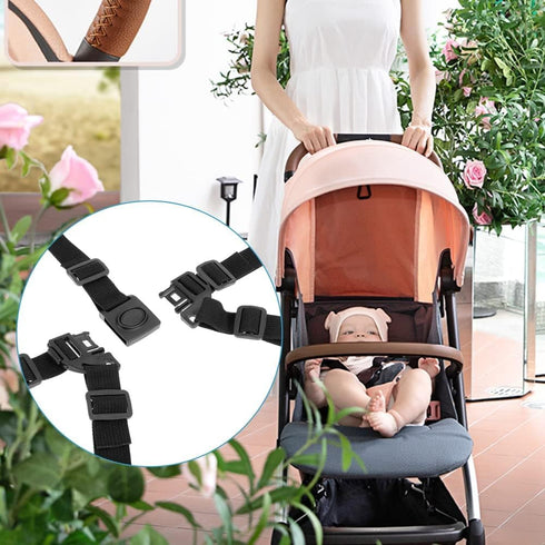 Holder Replacement Safety Security Belts Stroller Children Pushchair Rotating Adjustable High Chair Straps Universal Baby 5 Point Harness Belt for...