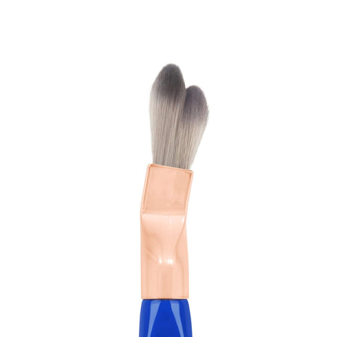 Bdellium Tools Professional Makeup Brush - Golden Triangle 952 Small Rounded Double Dome Blender - With All Vegan and Soft Synthetic Fibers, For A...
