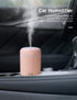 Kamon 300ml Mini Ultrasonic Cool Mist Humidifier, 7 Color LED Night Light, 2 Mist Mode, Auto Shut-Off for Car, Home, Office, Travel (Pink)...