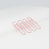Paper Clip, Large Paper Clips, Jumbo, 50mm, 2 inches, Smooth, 100 Pcs/Box (Light Pink)...