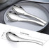 Soup Spoons,4 Pieces Stainless Steel Asian Soup Spoon 6.3 Inch Heavy-Weight Short Handle Ramen Spoons,Thickened Spoons Silverware...
