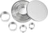 Round Cookie Press Set, 12 Graduated Circle Pastry Press, Heavy Duty Commercial Grade 18/8 304 Stainless Steel Cookie And Dough Press...