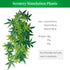 50cm/20in Aquarium Decorations Plants Artificial Fake Plastic Water Grass Plants for Fish Tank Aquarium Decor Artificial Hanging Plants...