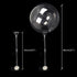 Clear Transparent Balloon Sticks and Stands 10pc set, holders, reusable balloon sticks for table top use with LED Bobo Balloon, for wedding decor,...
