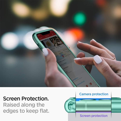 Spigen Ultra Hybrid Designed for Apple iPhone 11 Case (2019) - Green Crystal...