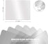 Fotouzy Plastic Cutting Board Set of 7, Frosted Clear Flexible Cutting Mats, BPA-Free, Non-Porous, Dishwasher Safe, Transparent...