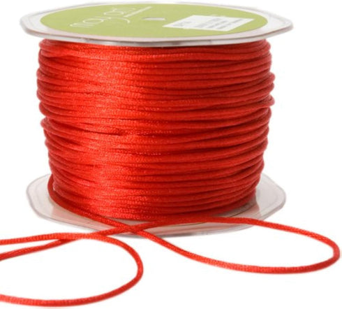 May Arts Ribbon, Red Satin String...