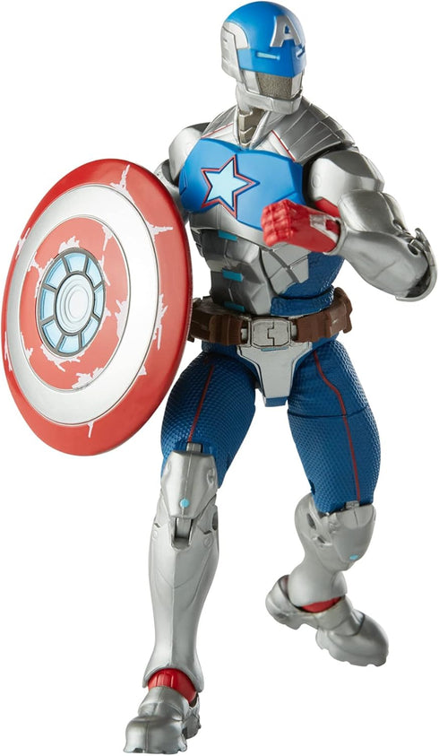 Marvel Hasbro Legends Series 6-inch Collectible Civil Warrior Action Figure Toy for Age 4 and Up with Shield Accessory , White...
