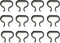 Outdoor Patio Furniture Clips 12 PCS Sofa Alignment Connector Fasteners Clip Wicker Furniture Rattan Chair (Medium)...