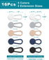 YUANHANG Pants Waist Button Extender: 16Pcs Button Extenders for Jeans - Women Men Pants Waist Extenders - Pants Waist Extension 1/1.3 Inches - 5 ...