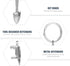 Garneck 5PCS TOOL KEYCHAIN- Mini Wrench Wrench Pendant Keychain, Tool Modeling Keychains Tool Keychain Metal...