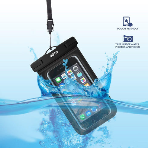 JOTO Waterproof Phone Pouch IPX8 Universal Waterproof Case Dry Bag Phone Protector for iPhone 15 14 13 12 11 Pro Max Plus XS XR X 8 Galaxy S23 S22...