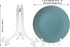 15 Pcs 7 Inch Clear Plastic Easels or Stand/Plate Holders, Displays Pictures/Photos, Artworks, Posters, Small Boards...