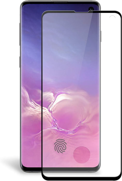 Olixar Screen Protector for Samsung Galaxy S10, Tempered Glass - Reliable Protection, Supports Device Features - Full Video Installation Guide......