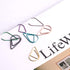 300 Pieces Multicolor Cute Paper Clips, Smooth Stainless Steel Drop-Shaped Colorful Wire Small Paperclips for Office Supplies Girls Kids School St...