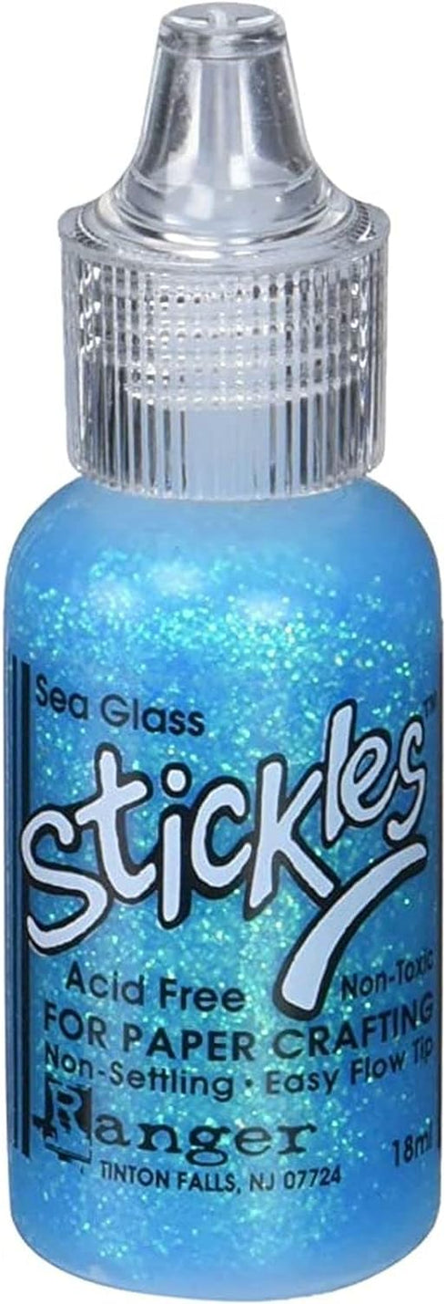 Ranger Stickles Glitter Glue .5oz, Sea Glass...