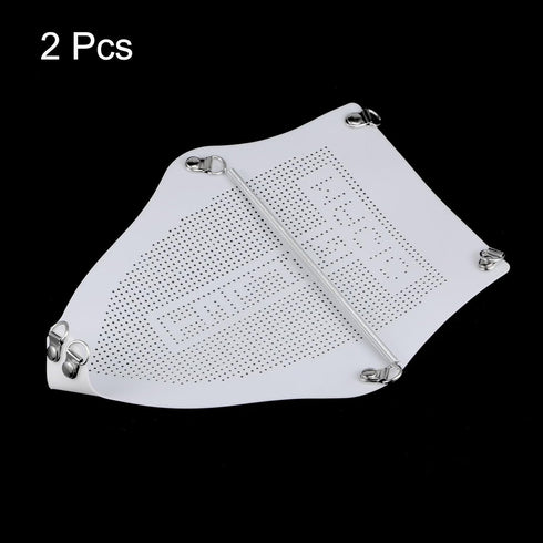 2pcs Iron Cover Non Stick Iron Shoe PTFE Electric Iron Assistant Tool Iron Sole Plate Accessory Ironing Protector Fits Smaller Than 220mm(Length) ...