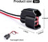 2PCS EV6 Fuel Injector Connector - Professional Car Accessories Fuel Injector Wiring Harness for Coupling Circuit to Injectors - Compatible with F...