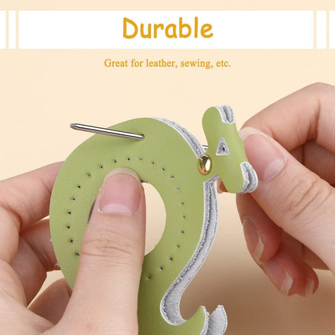 Knitting Tool Kit Knitting and Crochet Accessories large Eye Blunt Needles Plastic Needles with Tape Measure Stitch Markers Storage Box for DIY Ha...