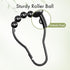 Amazer Matte Black Shower Curtain Rings - Set of 12 - Rust-Resistant Metal Shower Hooks for Bathroom Shower Rod...
