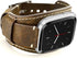 Compatible with Fitbit Versa 2 Bands, Genuine Leather Cuff Bracelet Replacement Strap with Stainless Steel Buckle Compatible Fitbit Versa/Versa 2/...