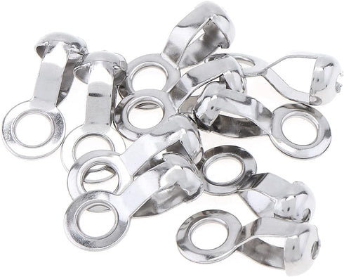 10Pcs Ball Chain Pull Loop Connectors Ceiling Fan Lamp Pull Loop Stainless Steel Chain Connectors for 4.5mm Bead Chain...
