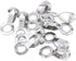 10Pcs Ball Chain Pull Loop Connectors Ceiling Fan Lamp Pull Loop Stainless Steel Chain Connectors for 4.5mm Bead Chain...