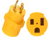 Generator to Welder Adapter Compatible with NEMA L14-30P to 6-50R 30 Amp 4 Prong Twist Lock Male Plug to 3 Prong Female Receptacle Adapter Dryer E...