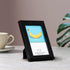 TheDisplayGuys - Square Profile Wooden Picture Frame with Tempered Glass - 4" x 6" with Easel - 2-Pack - Black...