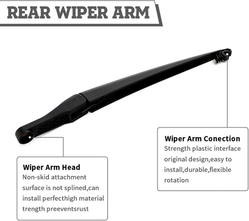 Rear Wiper Arm Blade Nut Set Replacement for Toyota Sienna 2011-2017 Vehicles,Rear Wiper Cover Accessories Assembly, Wiper Cap Set for Back Windsh...