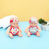 ONEST 2 Sets 8 Inch Dolls Cute Baby Dolls Include 2 Pieces Baby Mini Dolls, 2 Sets Handmade Doll Clothes...