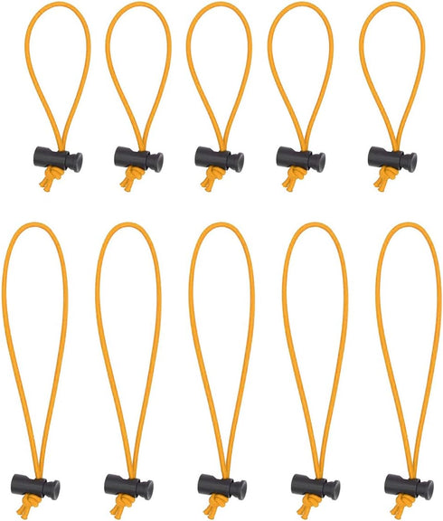 Foto&Tech Multipurpose Extra Thick Elastic Cable Tie and Organizer, Adjustable Cable Strap Toggle Tie, Reusable Tangle Tamer, Cable Management for...