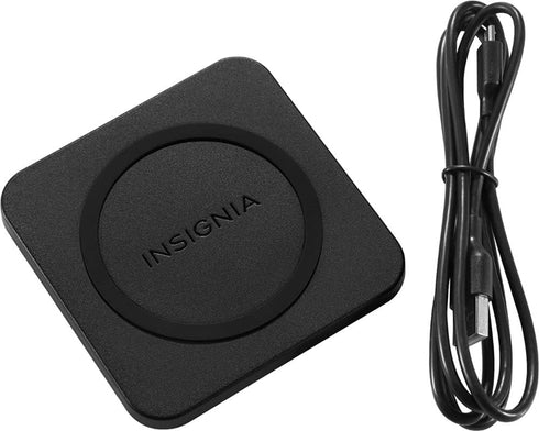 Insignia 10 W Qi Certified Wireless Charging Pad for Android/iPhone - Black - Model: NS-MWPC10K......