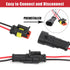 Auto Waterproof Electrical Connector,2 Pin 16 AWG High Load Connectors for Car, Truck, Boat, and Other Wire Connections....