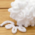 JubileeYarn Fun Finger Loops Yarn - Jumbo Polyester - 100g/Skein - White - 3 Skeins......