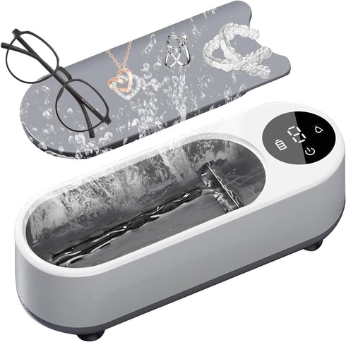 Generic Premium Jewelry Cleaner Machine - Ideal for Ring, Earring, Necklaces, Watch Strap, Makeup Brush Cleaning Also Functions as Glasses Cleaner...
