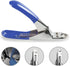 Dog Cat Pets Nail Clippers, Professional Pets Claw Trimmer with Free Nail File, Sharp Stainless Steel Blade, Sturdy Non Slip Handles - for Safe, P...