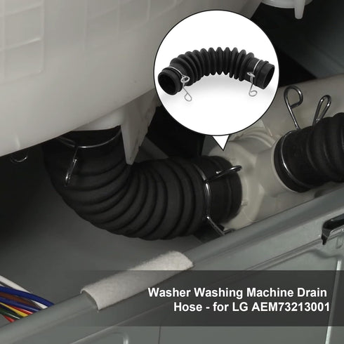 superbobi Washer Washing Machine Drain Hose - for LG AEM73213001